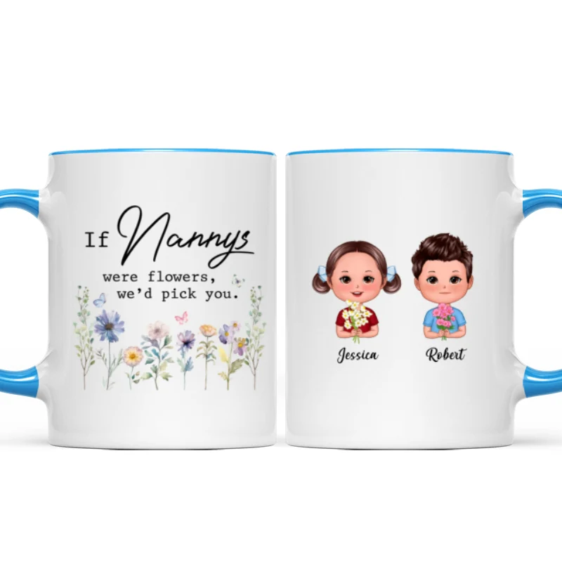 If Grandmas Were Flowers I'd Pick You Gift For Grandma Personalized Mug - Image 11