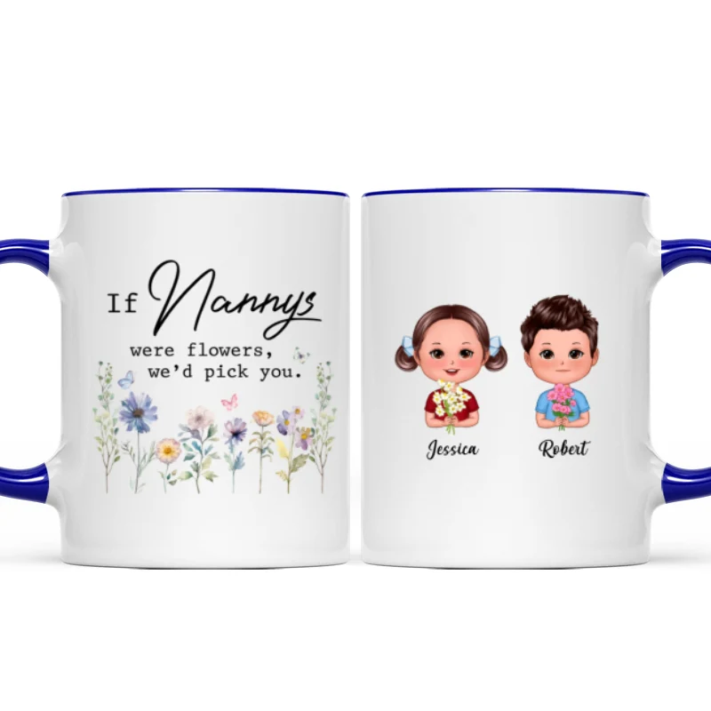 If Grandmas Were Flowers I'd Pick You Gift For Grandma Personalized Mug - Image 9