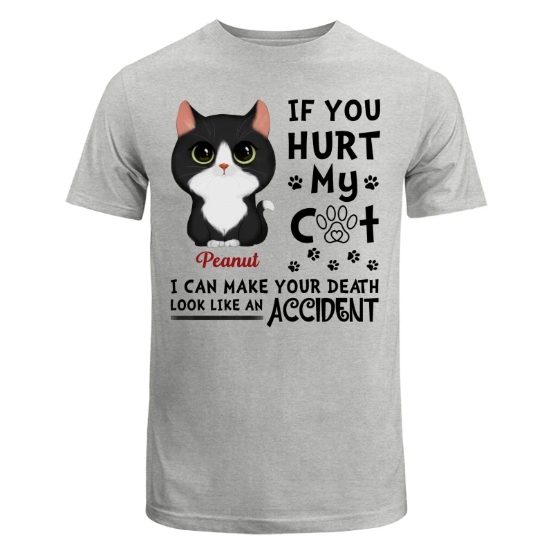 If You Hurt My Cats Watercolor Cute Cats Personalized Shirt - Image 6