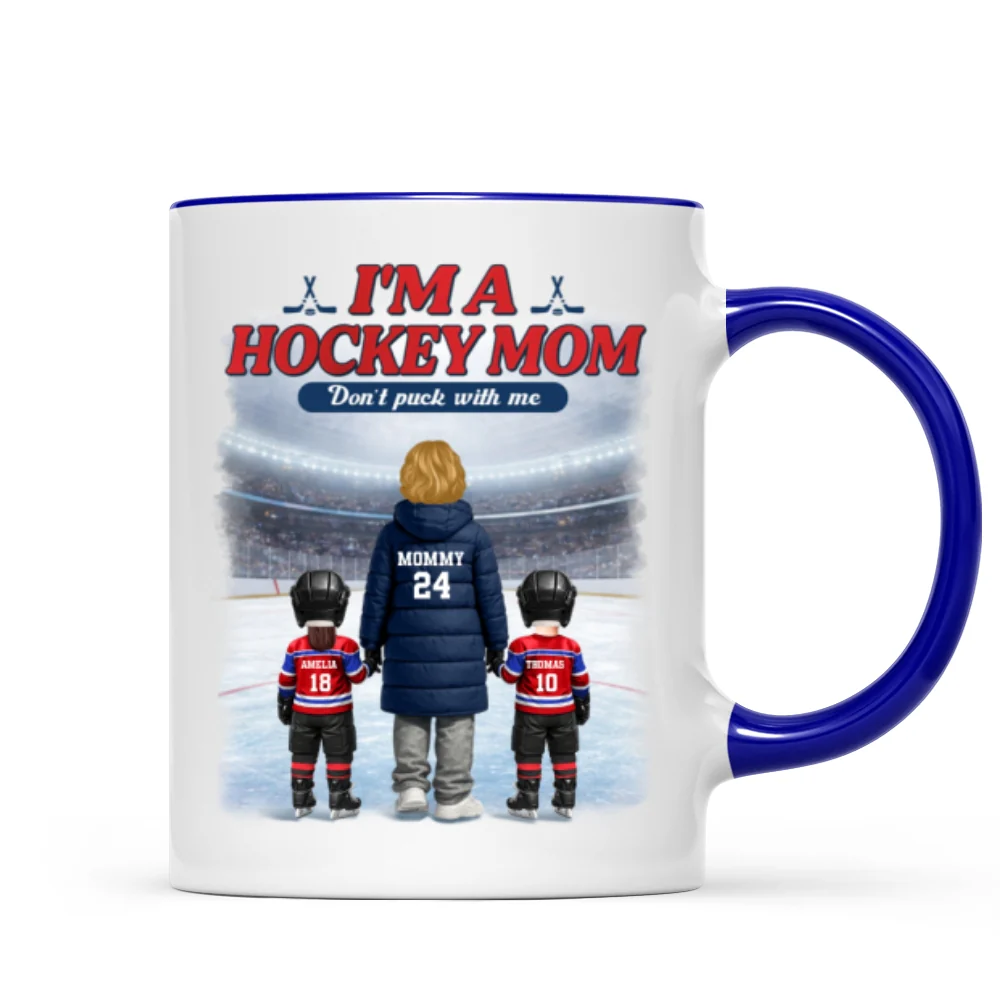 I'm A Hockey Mom And Her Kids - Personalized Mug - Heartfelt Gift For Hockey Mom, Gift For Wife - Image 8