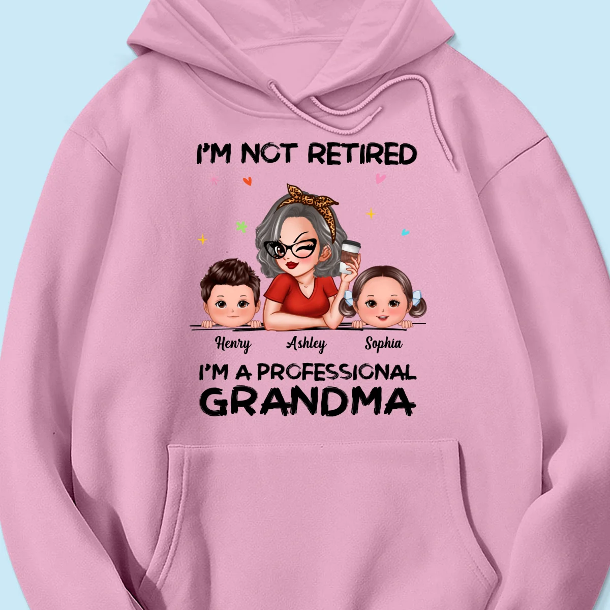 I‘m Not Retired I’m A Professional Grandma Gift For Grandma Retirement Gift Personalized Shirt - Image 15