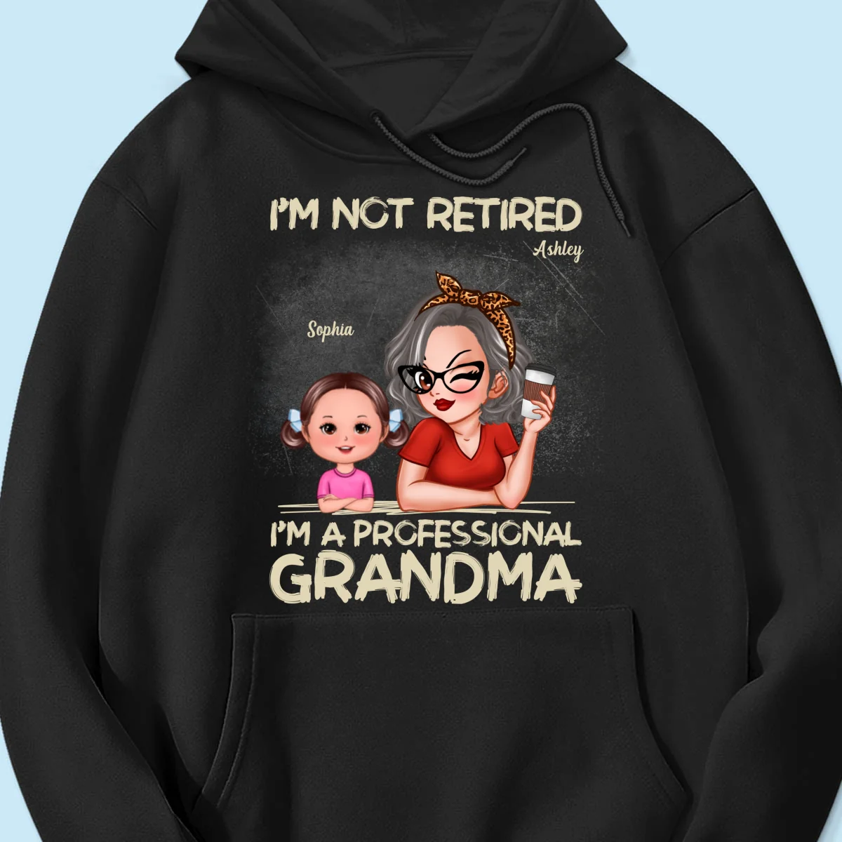 I'm Not Retired I'm A Professional Grandma Personalized Dark Color Shirt, Retirement Gift For Grandma - Image 16