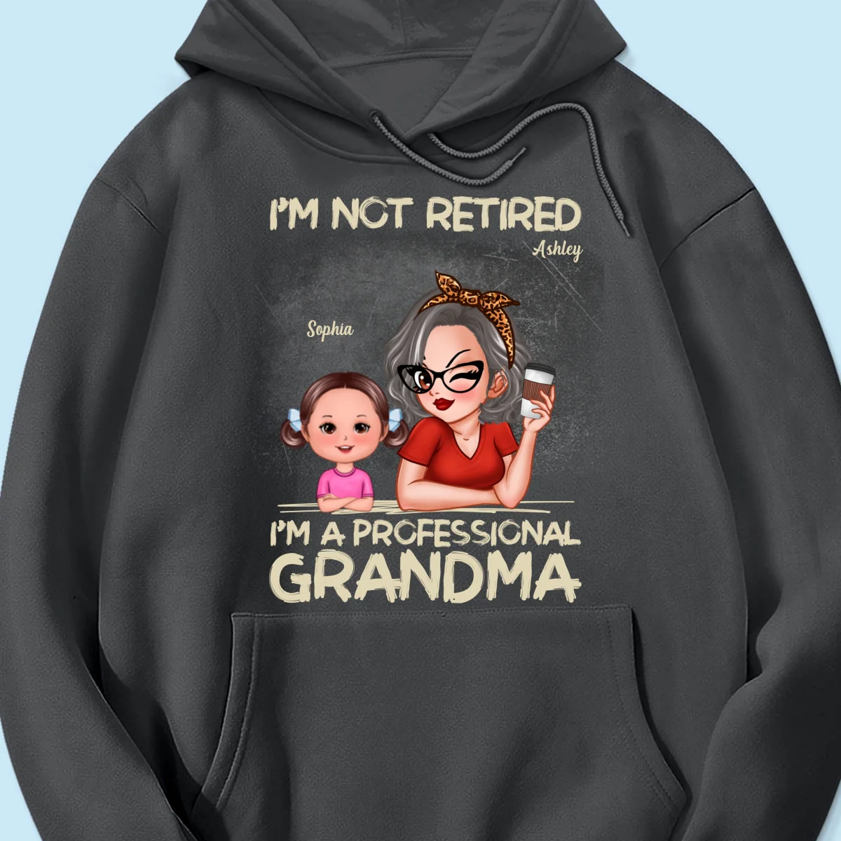 I'm Not Retired I'm A Professional Grandma Personalized Dark Color Shirt, Retirement Gift For Grandma - Image 17