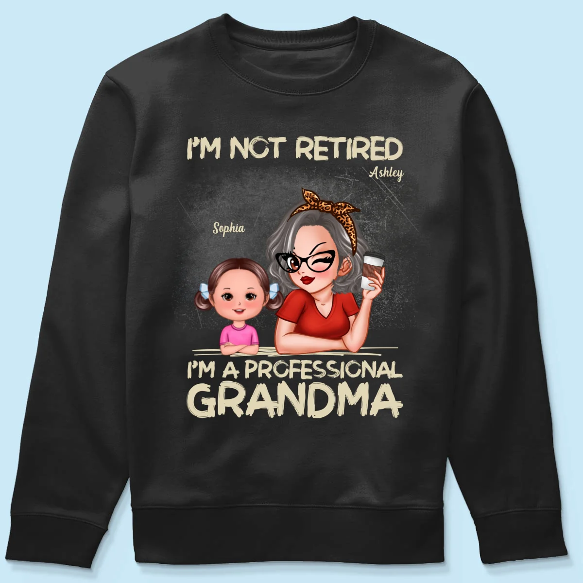 I'm Not Retired I'm A Professional Grandma Personalized Dark Color Shirt, Retirement Gift For Grandma - Image 19