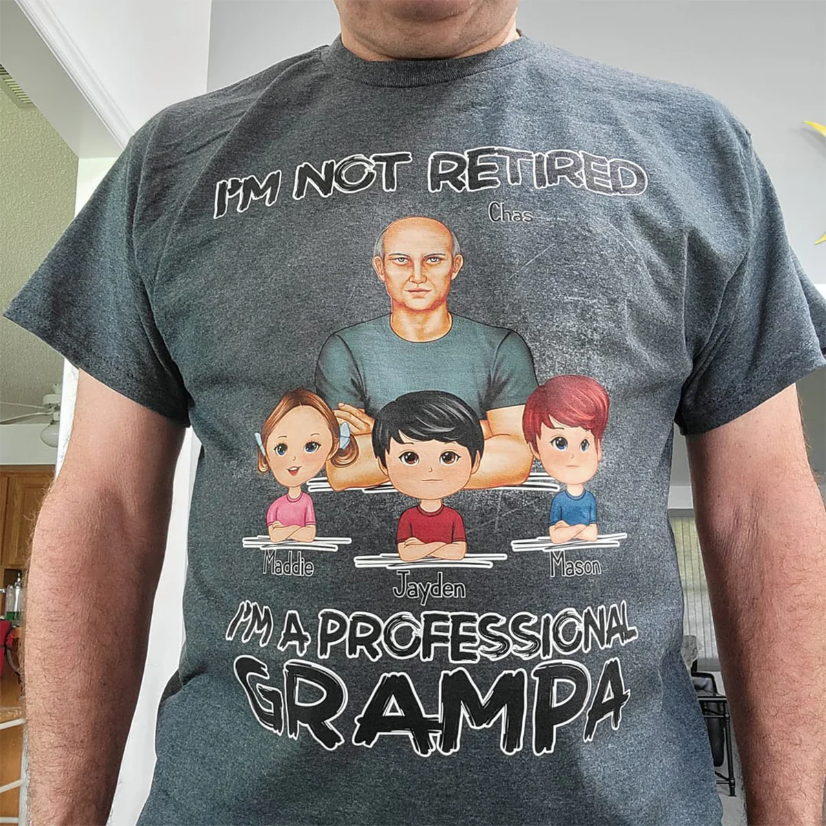 I'm Not Retired I'm A Professional Grandpa - Personalized Shirt - Retirement Gift For Grandpa - Image 10