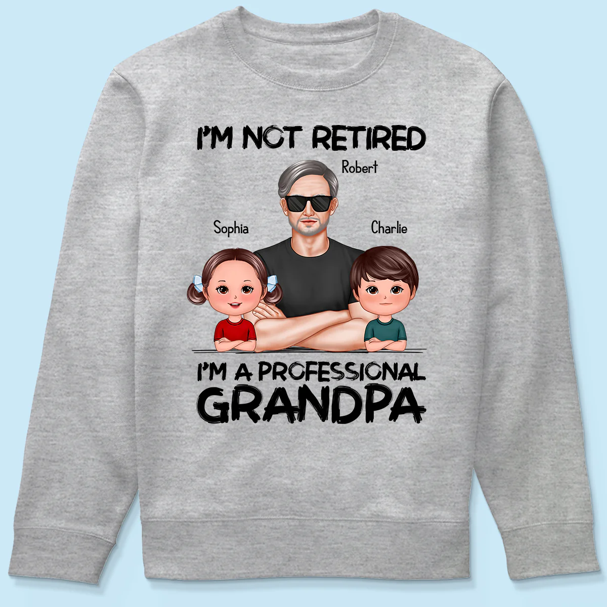 I'm Not Retired I'm A Professional Grandpa - Personalized Shirt - Retirement Gift For Grandpa - Image 6