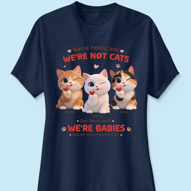 I'm Telling You I'm Not A Cat - Personalized Shirt - Sentimental Gift for Cat Moms - Image 29