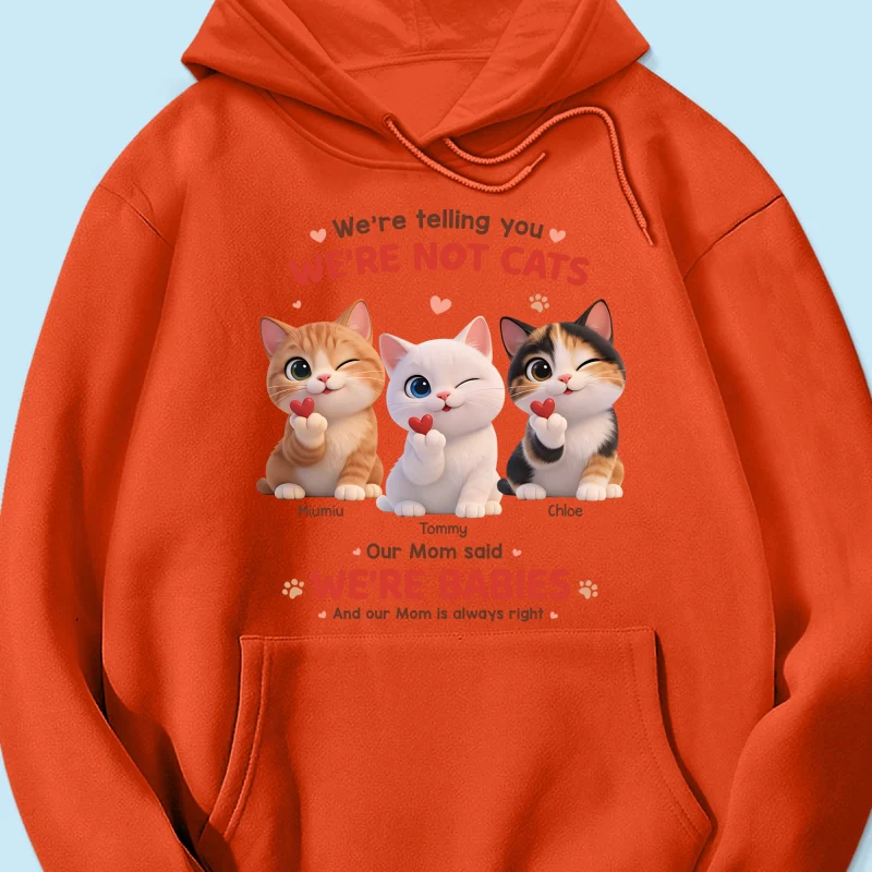 I'm Telling You I'm Not A Cat - Personalized Shirt - Sentimental Gift for Cat Moms - Image 63