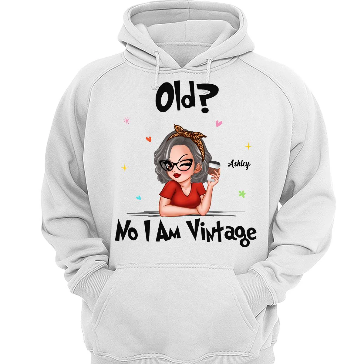 I‘m Vintage Not Old Gift For Grandma Personalized Shirt - Image 3
