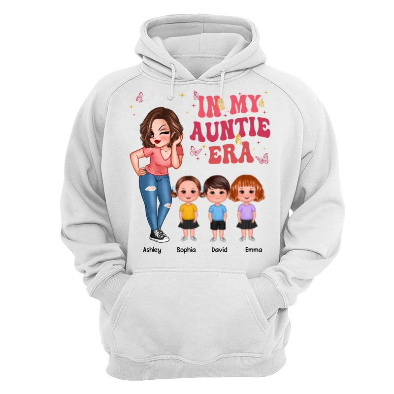In My Auntie Era Pretty Woman With Cute Kids Personalized Shirt - Image 13