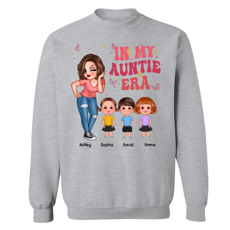 In My Auntie Era Pretty Woman With Cute Kids Personalized Shirt - Image 18
