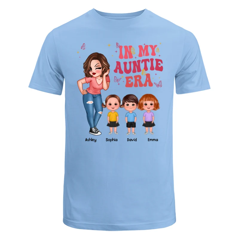 In My Auntie Era Pretty Woman With Cute Kids Personalized Shirt - Image 8