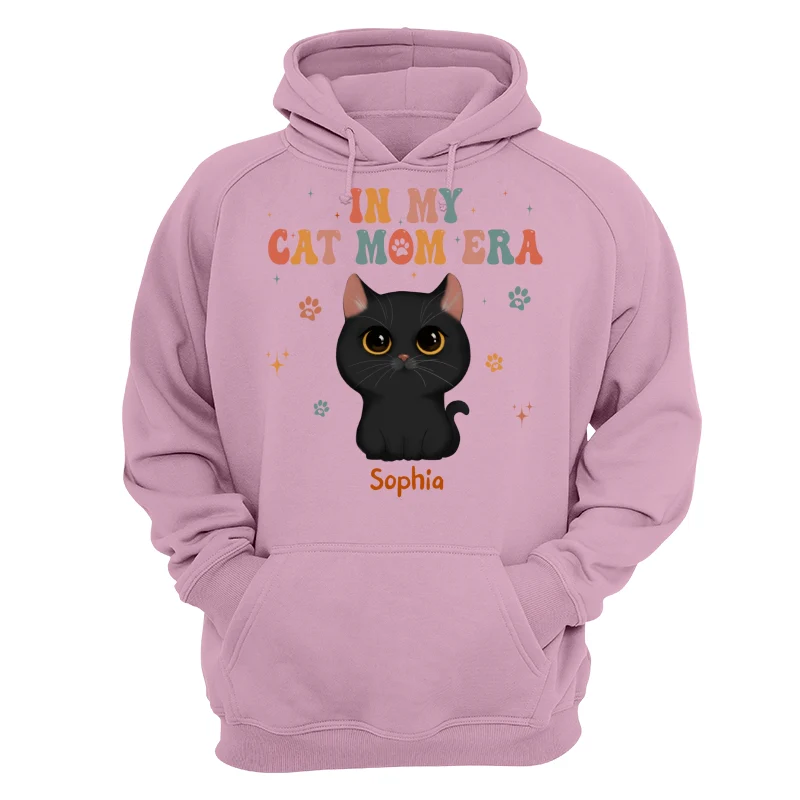 In My Cat Mom Era Cute Watercolor Cats Personalized Shirt - Image 15