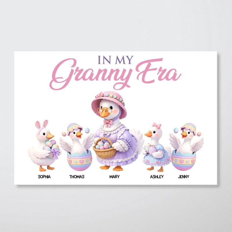 In My Granny Era - Personalized Poster - Easter Decor Gift For Grandma - Image 10