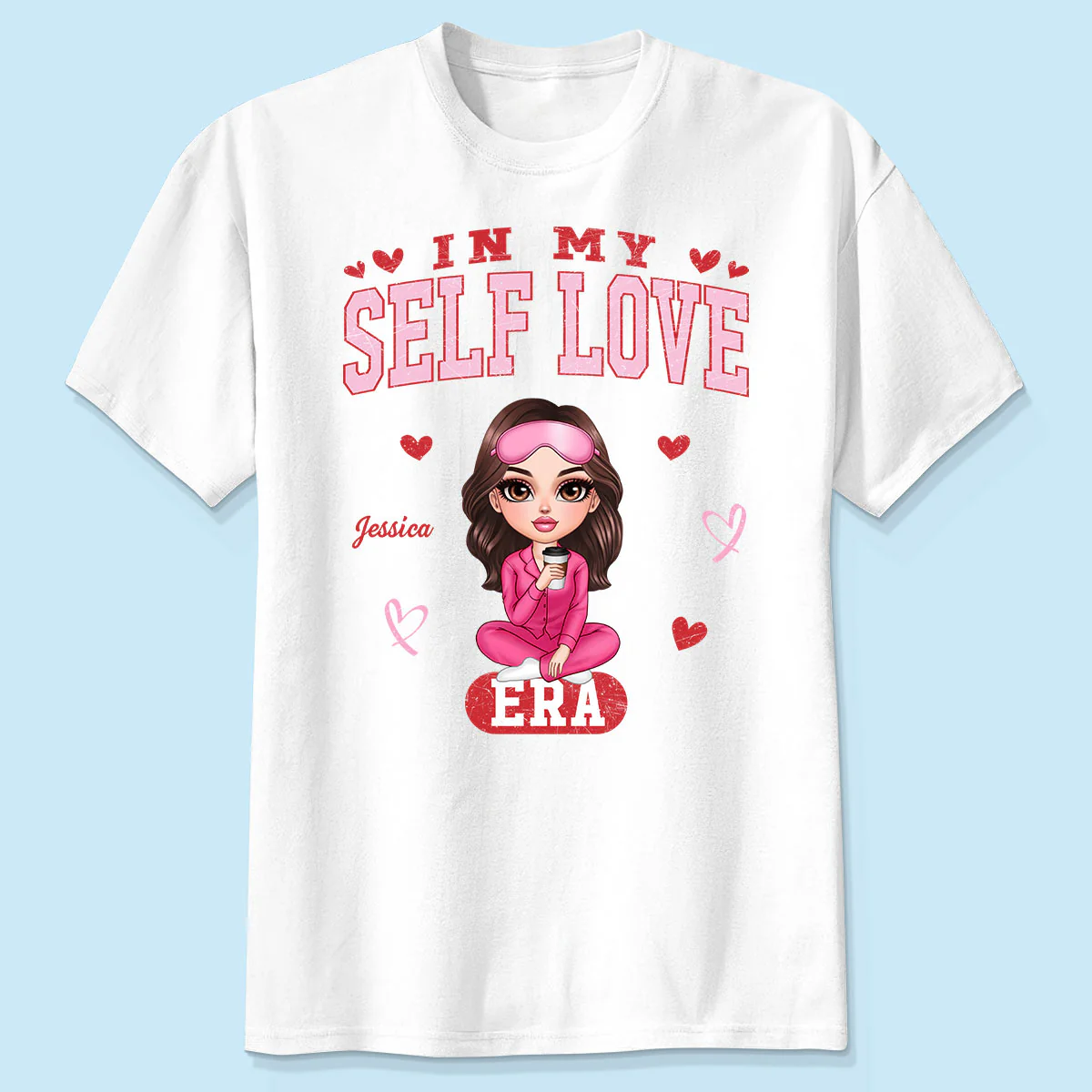 In My Self Love Era Valentine's Personalized Sweater, Personalized Anti- Sweater - Image 3