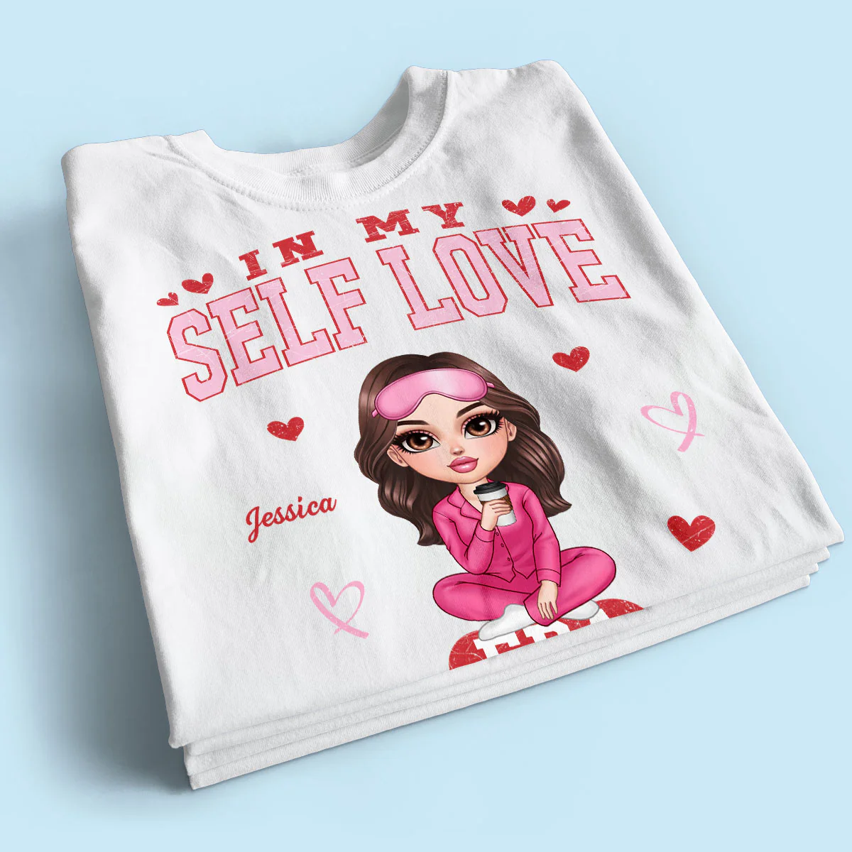 In My Self Love Era Valentine's Personalized Sweater, Personalized Anti- Sweater - Image 4