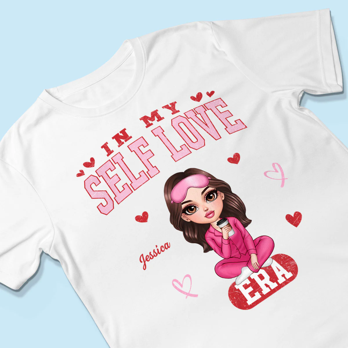 In My Self Love Era Valentine's Personalized Sweater, Personalized Anti- Sweater - Image 5