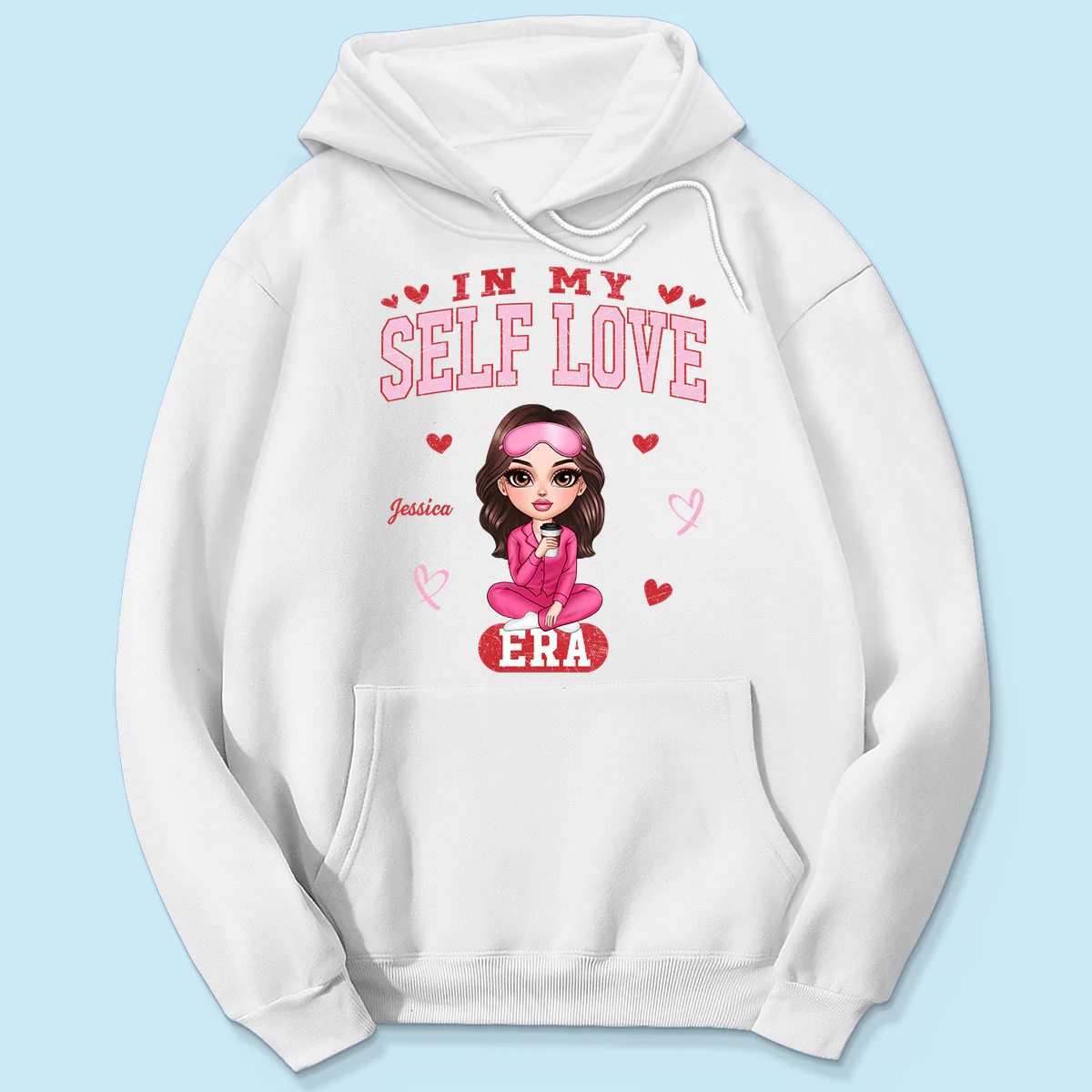 In My Self Love Era Valentine's Personalized Sweater, Personalized Anti- Sweater - Image 7