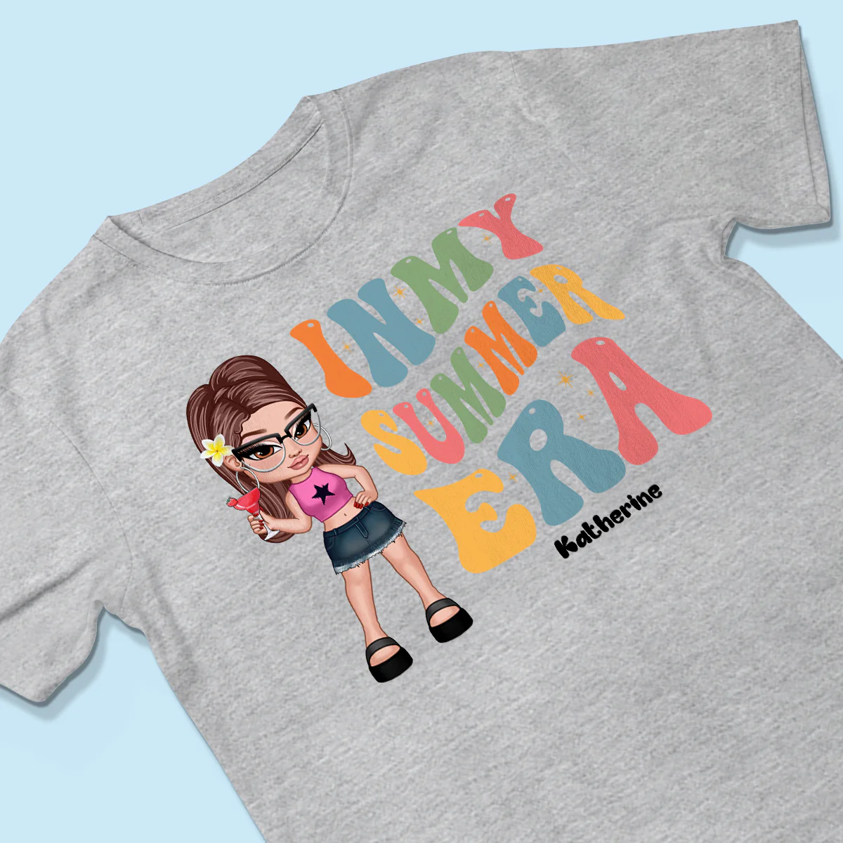In My Summer Era Y2K Style Personalized Shirt - Image 3