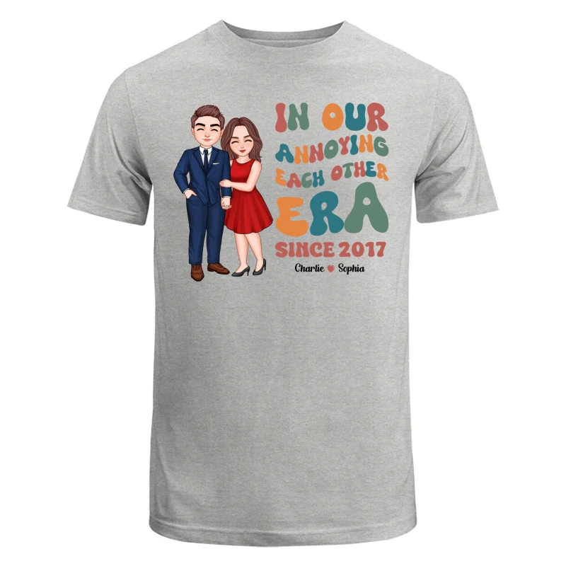 In Our Annoying Each Other Era Funny Couple Personalized Shirt - Image 6