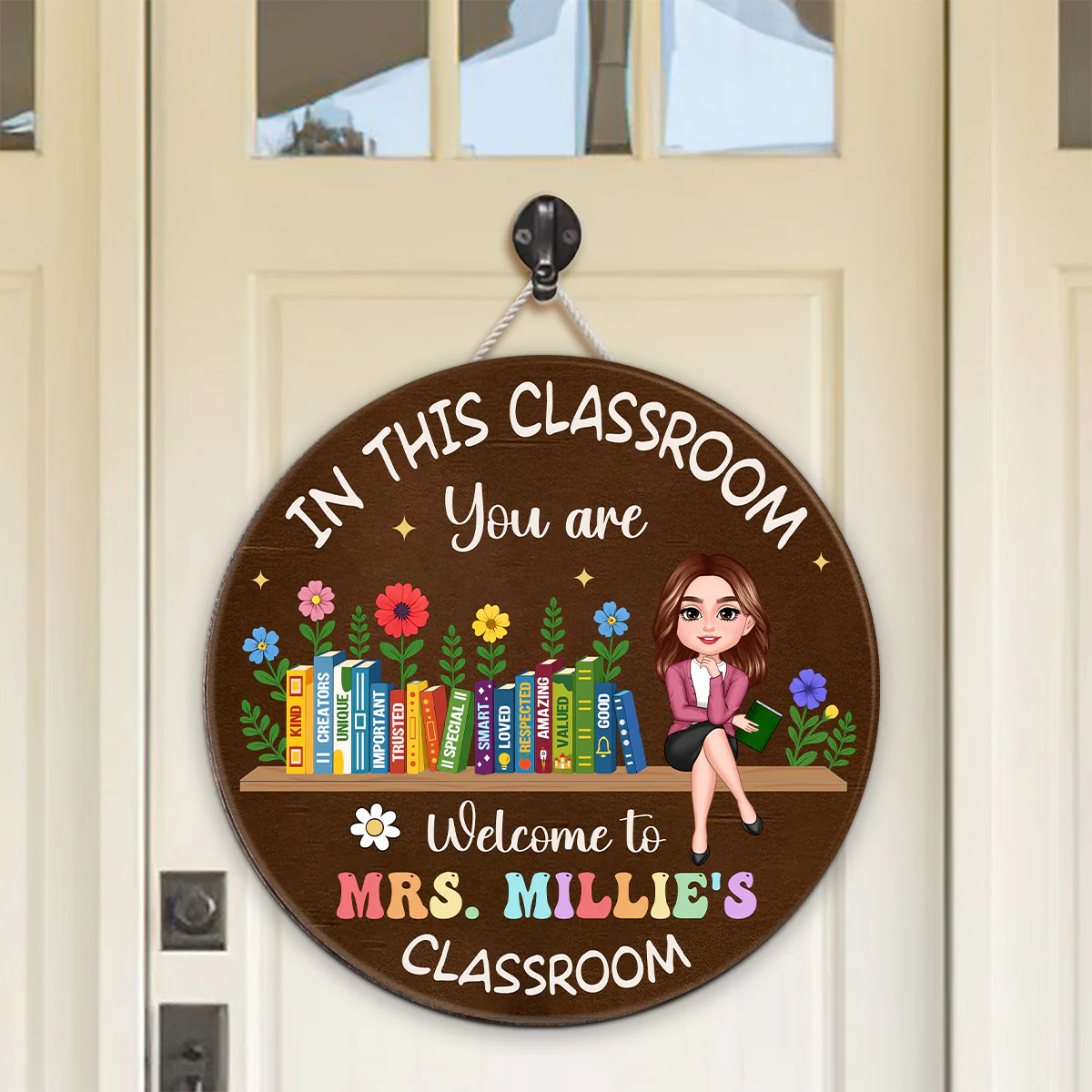 In This Classroom You Are Kind, Creators, Unique Personalized Door Sign, Classroom Decor, Teacher Appreciation Gift, Back To School Gift - Image 9