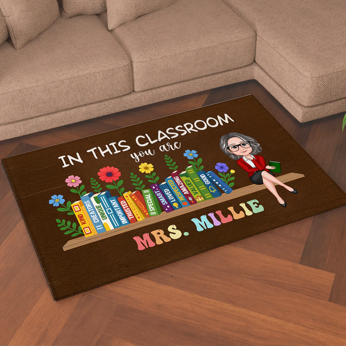 In This Classroom You Are Kind, Creators, Unique Personalized Doormat, Classroom Decor, Teacher Appreciation Gift, Back To School Gift - Image 10