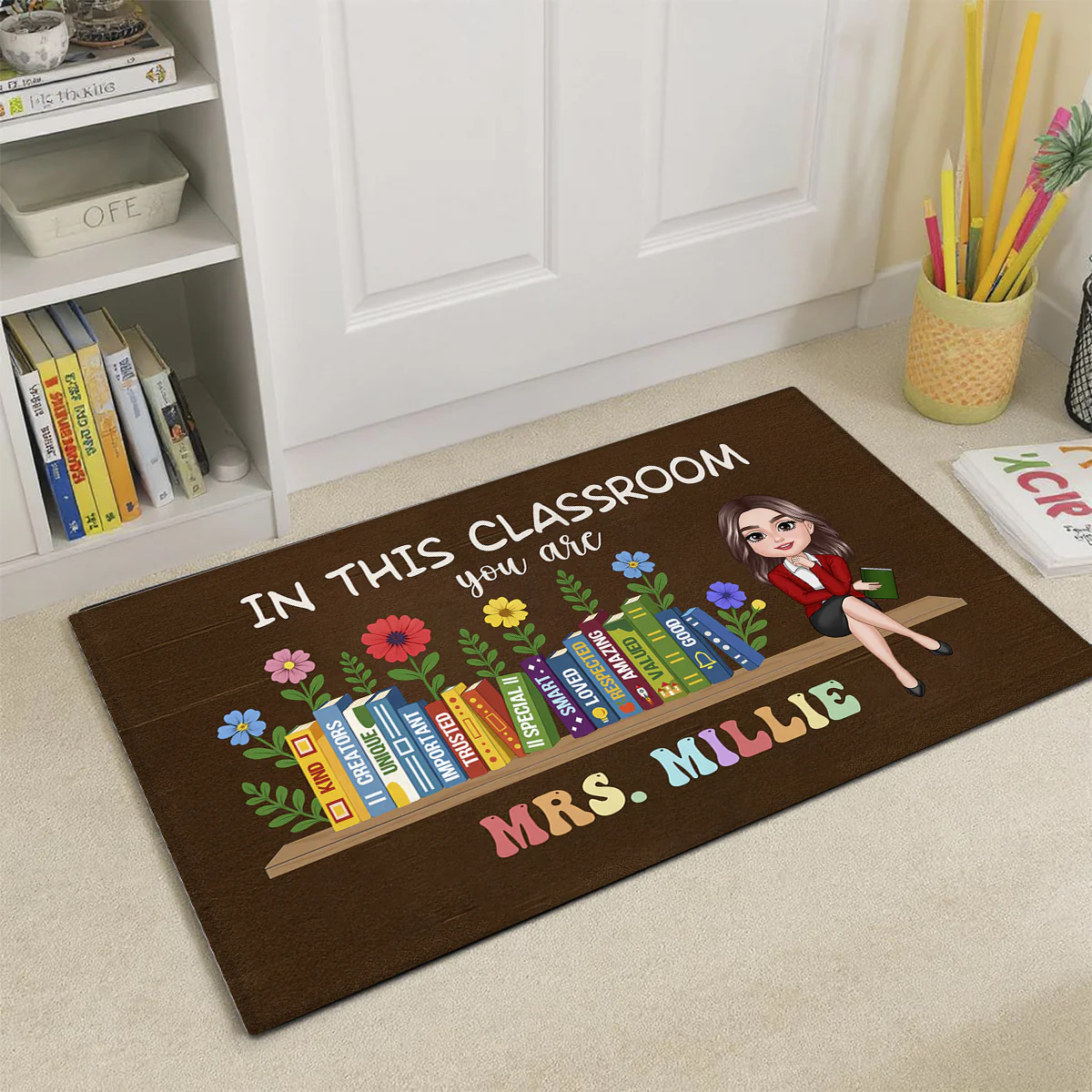 In This Classroom You Are Kind, Creators, Unique Personalized Doormat, Classroom Decor, Teacher Appreciation Gift, Back To School Gift - Image 8