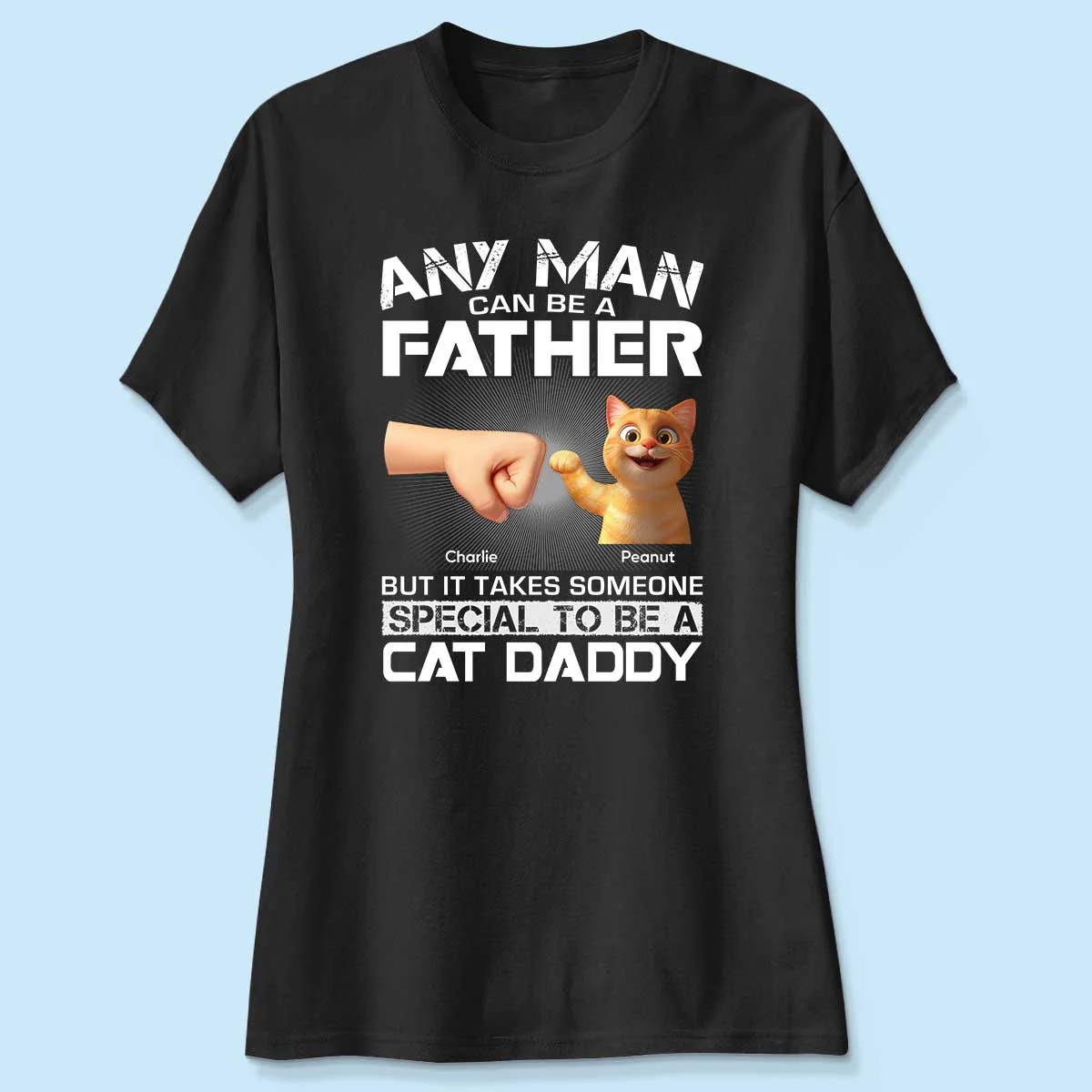 It Takes Someone Special to be a Cat Daddy Personalized Shirt, Gift for Cat Dads - Image 4