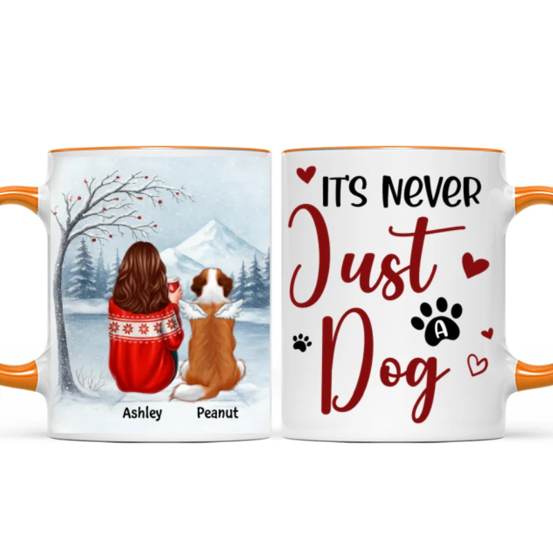 It's Never Just a Dog - Personalized Mug - Heartfelt Christmas Gift for Dog Moms - Image 14