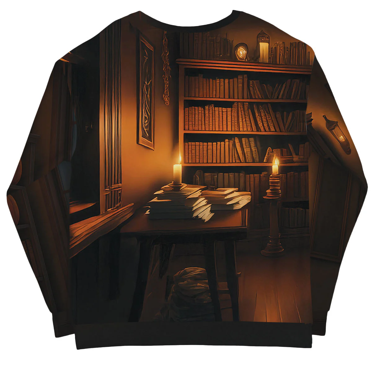 Just a Girl Who Loves Books and Cats Halloween Personalized Sweatshirt, Cozy Fall Sweatshirt for Cat Moms - Image 10
