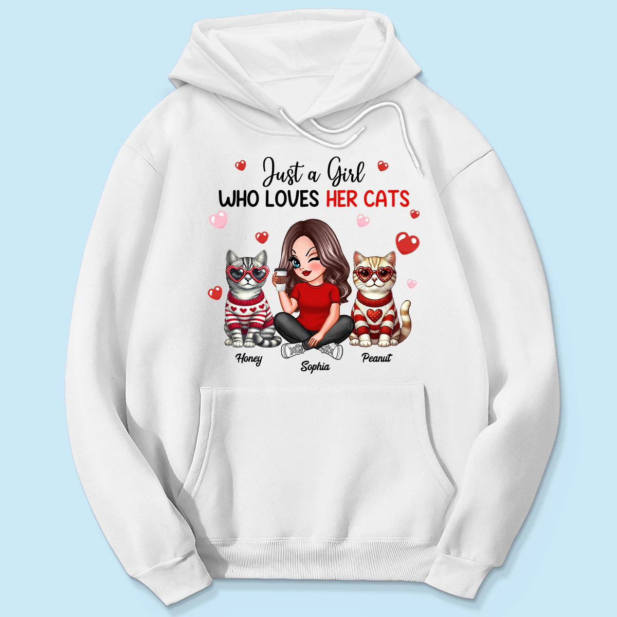 Just A Girl Who Loves Her Dogs Dog Mom Personalized Shirt - Image 8