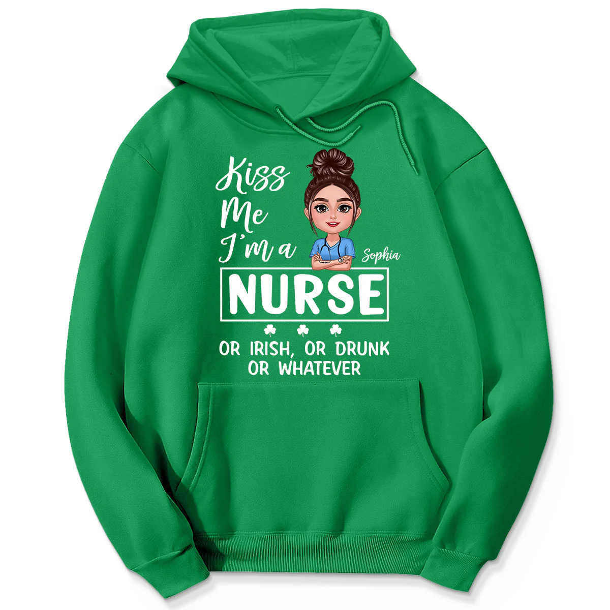 Kiss Me Occupation Title St. Patrick's Day Personalized Shirt - Image 5