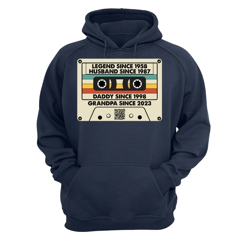 Legend Since Cassette Tape QR Code Father‘s Day Personalized Shirt - Image 12