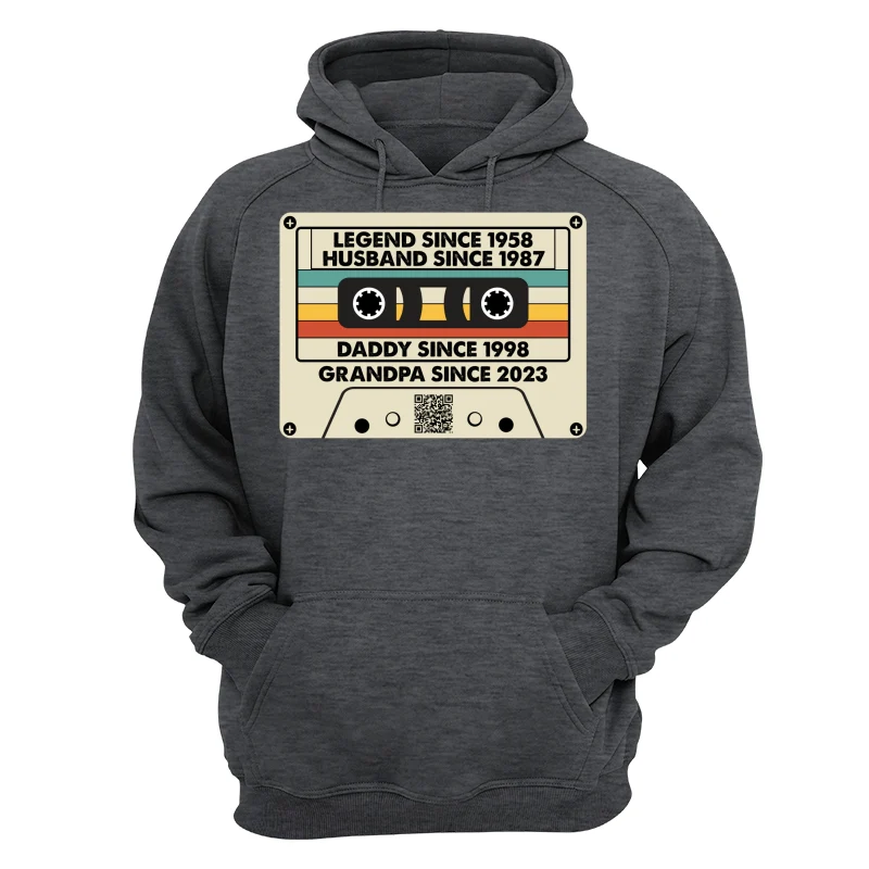 Legend Since Cassette Tape QR Code Father‘s Day Personalized Shirt - Image 13