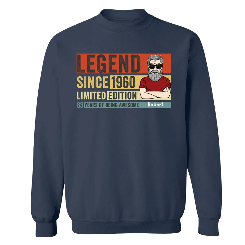 Legend Since Limited Edition Being Awesome Old Man Young Man Retro Style Personalized Shirt - Image 15