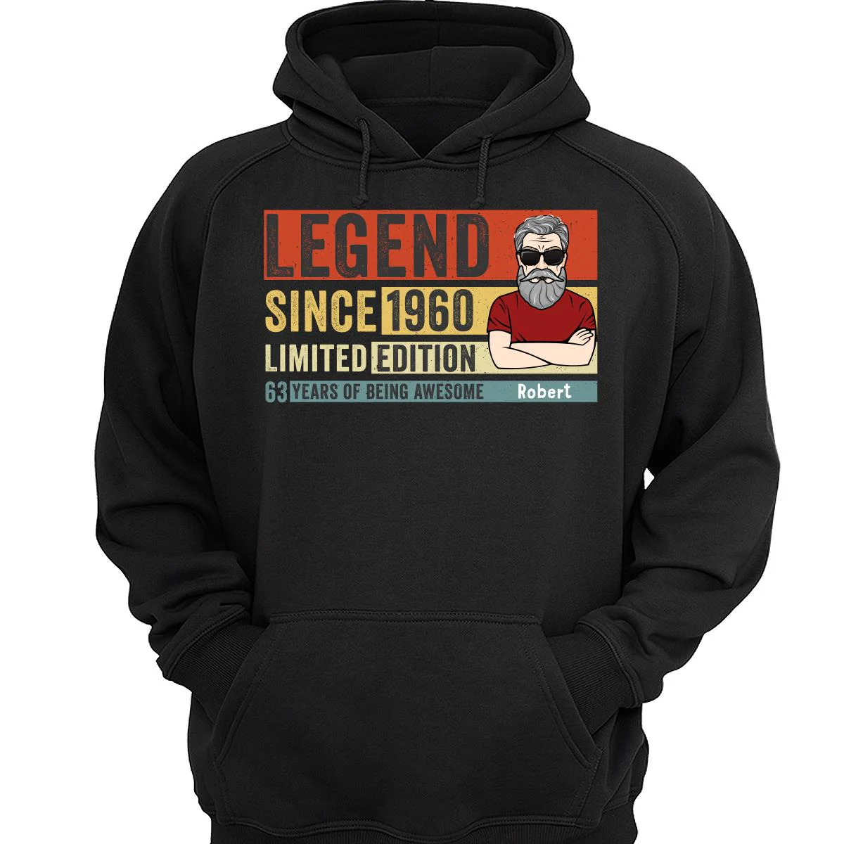 Legend Since Limited Edition Being Awesome Old Man Young Man Retro Style Personalized Shirt - Image 3