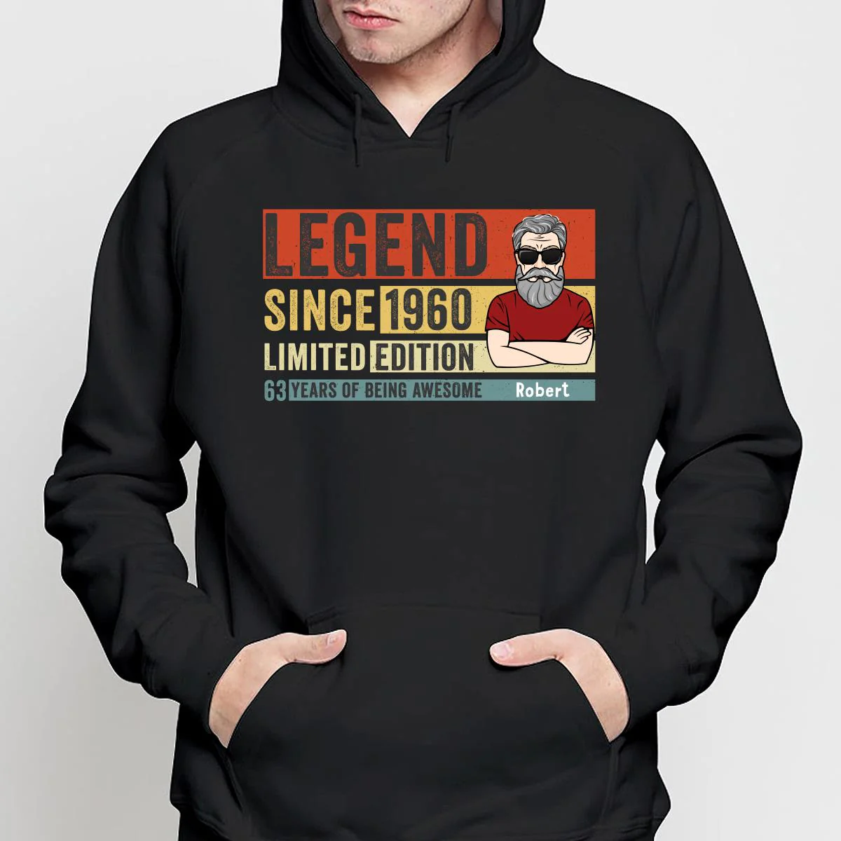 Legend Since Limited Edition Being Awesome Old Man Young Man Retro Style Personalized Shirt - Image 4