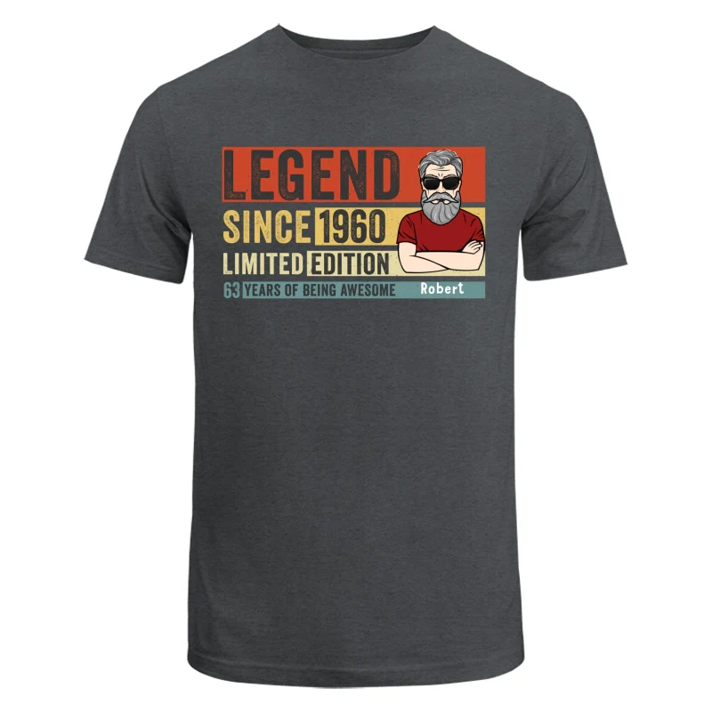 Legend Since Limited Edition Being Awesome Old Man Young Man Retro Style Personalized Shirt - Image 7