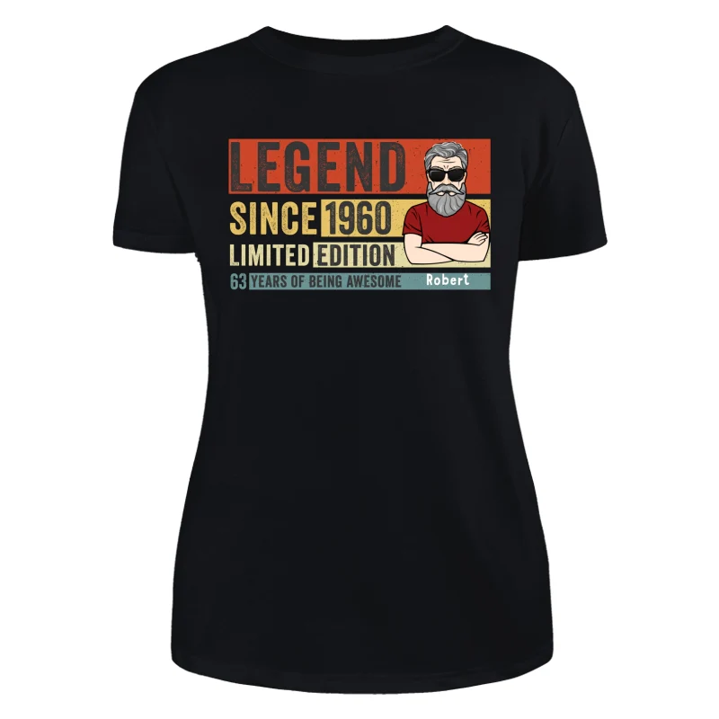 Legend Since Limited Edition Being Awesome Old Man Young Man Retro Style Personalized Shirt - Image 8