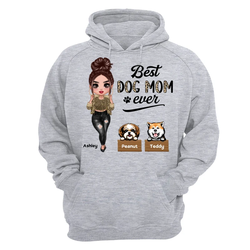 Leopard Cool Doll Dog Mom Personalized Shirt - Image 14