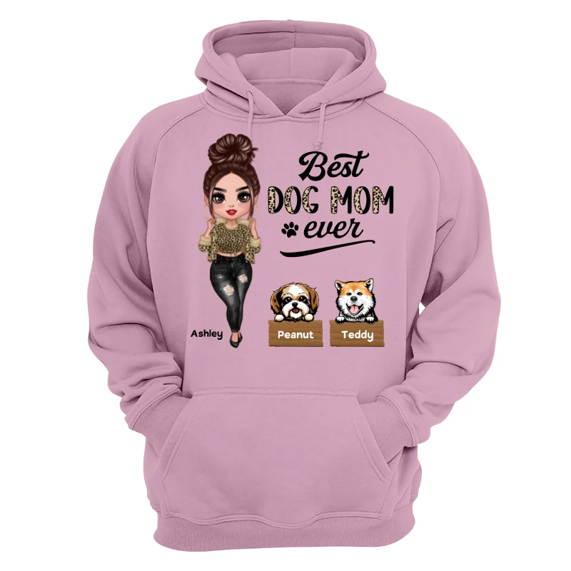 Leopard Cool Doll Dog Mom Personalized Shirt - Image 15