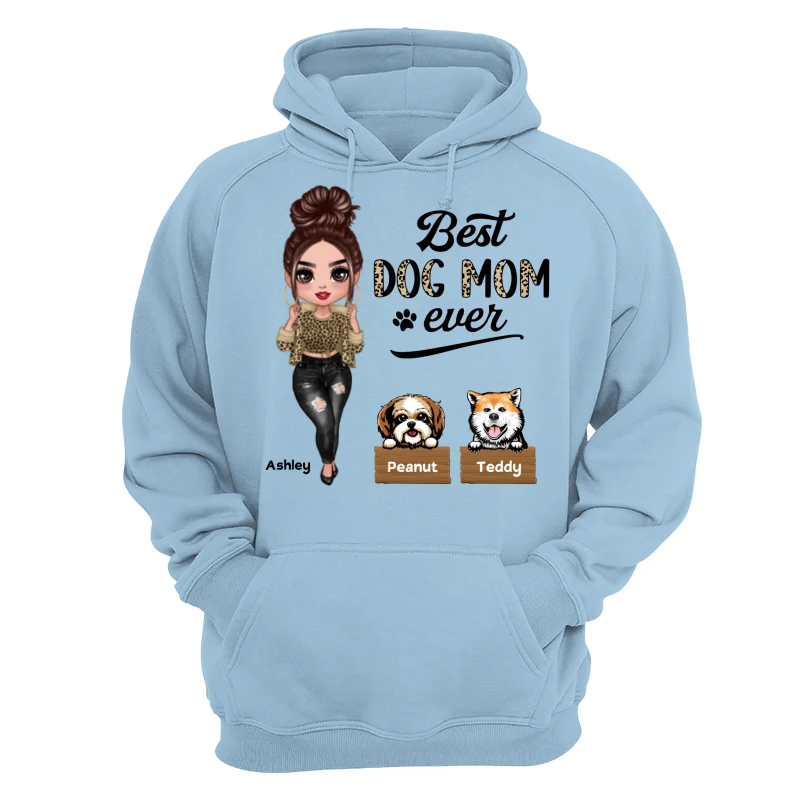 Leopard Cool Doll Dog Mom Personalized Shirt - Image 16