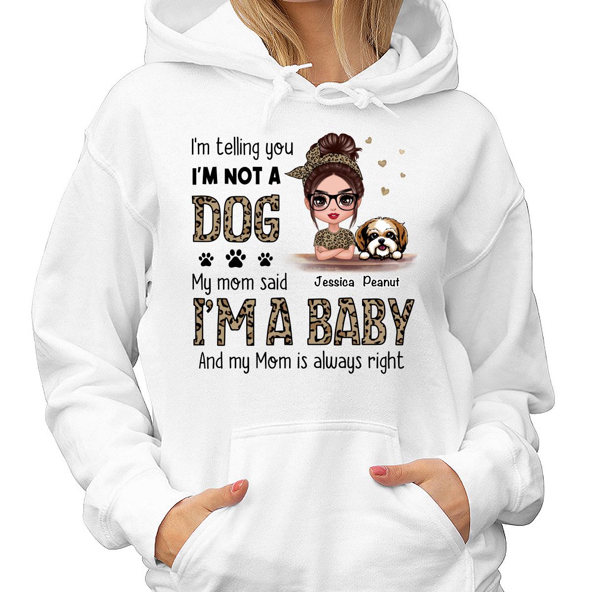 Leopard Shirt Dog Babies Dog Mom Personalized Shirt - Image 4