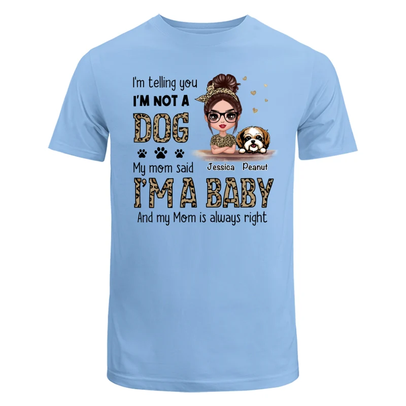 Leopard Shirt Dog Babies Dog Mom Personalized Shirt - Image 8