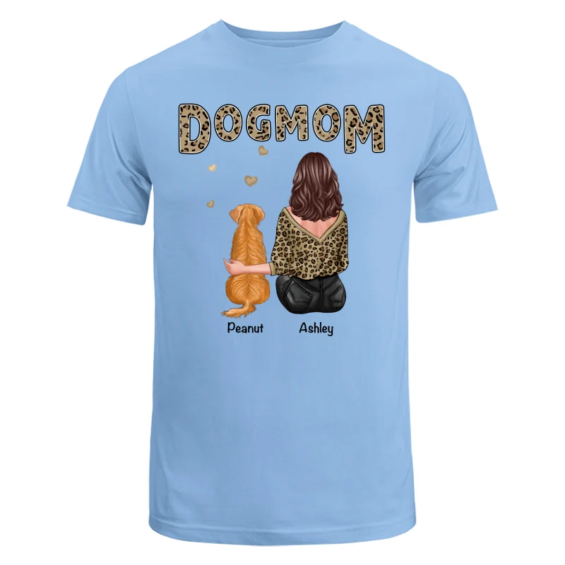 Leopard Shirt Dog Mom Back View Personalized Shirt - Image 8