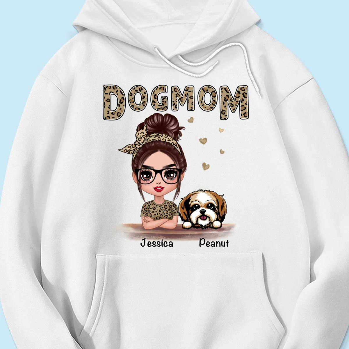 Leopard Shirt Doll Dog Mom - Personalized Shirt - Image 17