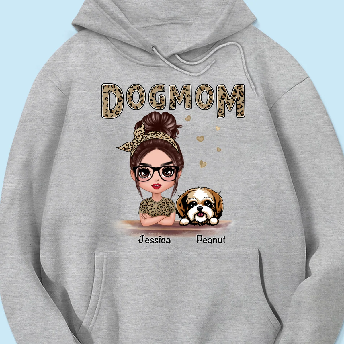 Leopard Shirt Doll Dog Mom - Personalized Shirt - Image 18