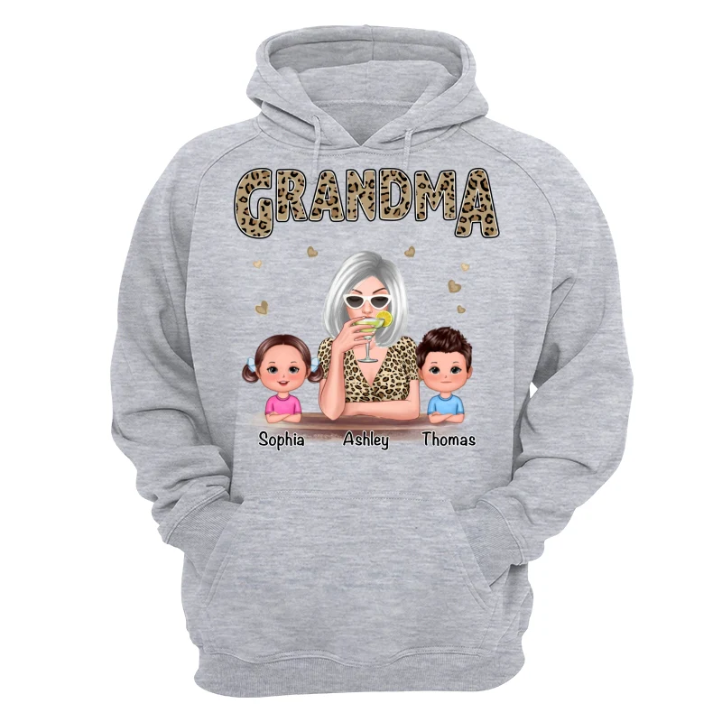 Leopard Shirt Grandma Grandkids Personalized Shirt - Image 14