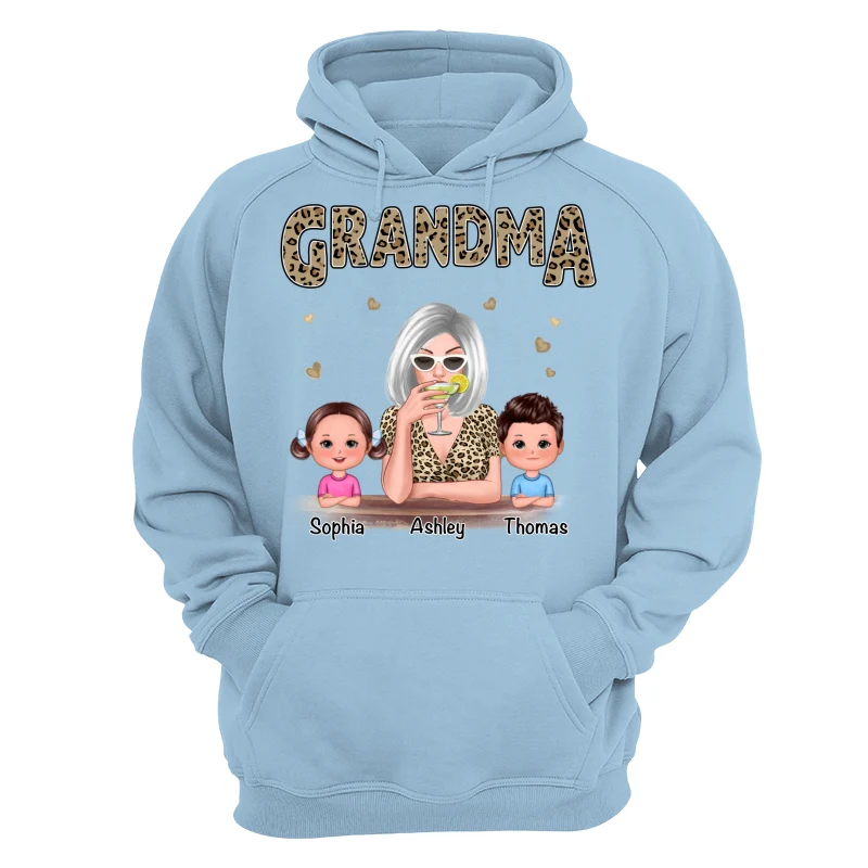 Leopard Shirt Grandma Grandkids Personalized Shirt - Image 16