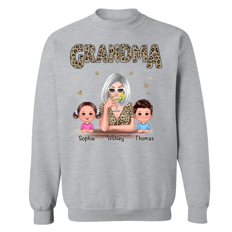 Leopard Shirt Grandma Grandkids Personalized Shirt - Image 18